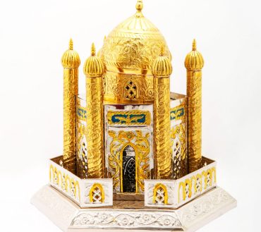Divine Roza Bibi Fatima tuz Zahra (sa) Silver & Gold Polish Handicraft