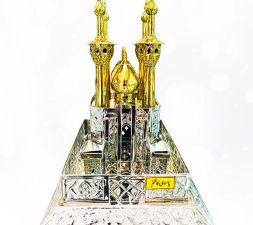 Roza Mubarak Imam Musa Kazim (as) Zarih New Arrival in German Silver & Gold Polish