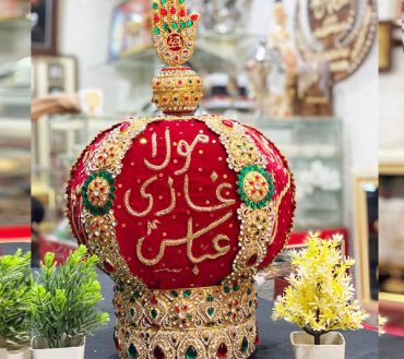 Taj Hazrat Abbas with Diffrent Color Stones