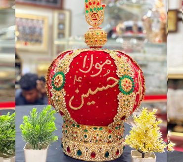 Taj Hazrat Imam Hussain with Diffrent Color Stones