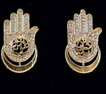 Moon Design With Panja Badges Ya Hussain Ya Abbas AS