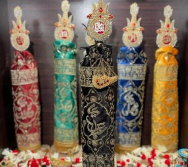 Beautiful Panejtan AS With Mola Abbas AS Alam Set 6pcs