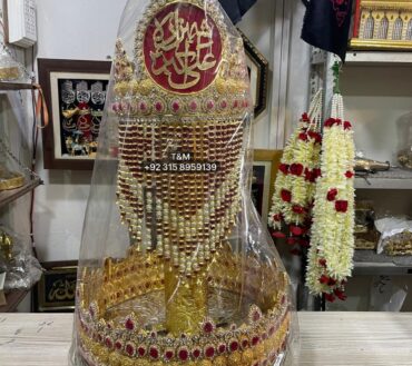 Beautiful Mehndi Shahzada Ali Akbar AS | Taaj Material Kashi & Work Red Stones Try German Silver