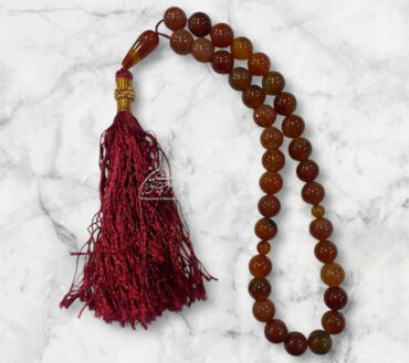 Beautiful Tasbeeh Yamni Aqeeq High Quality Stones | Size 33 Beads , 12mm