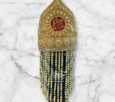 Beautiful Taaj With Sehra Ya Shahzada Ali Akbar AS | Material Kashi & Work Stones High Quality