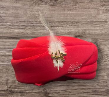Beautiful Red Amama Imam Hussain AS High Quality | Use For Taboot & Azakhana