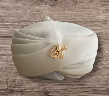 Beautiful White Amama Imam Ali AS High Quality | Use For Taboot & Azakhana