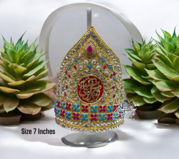 Beautiful Taaj Ya Shahzadi Sakina SA | Material Kashi & Work Stones High Quality