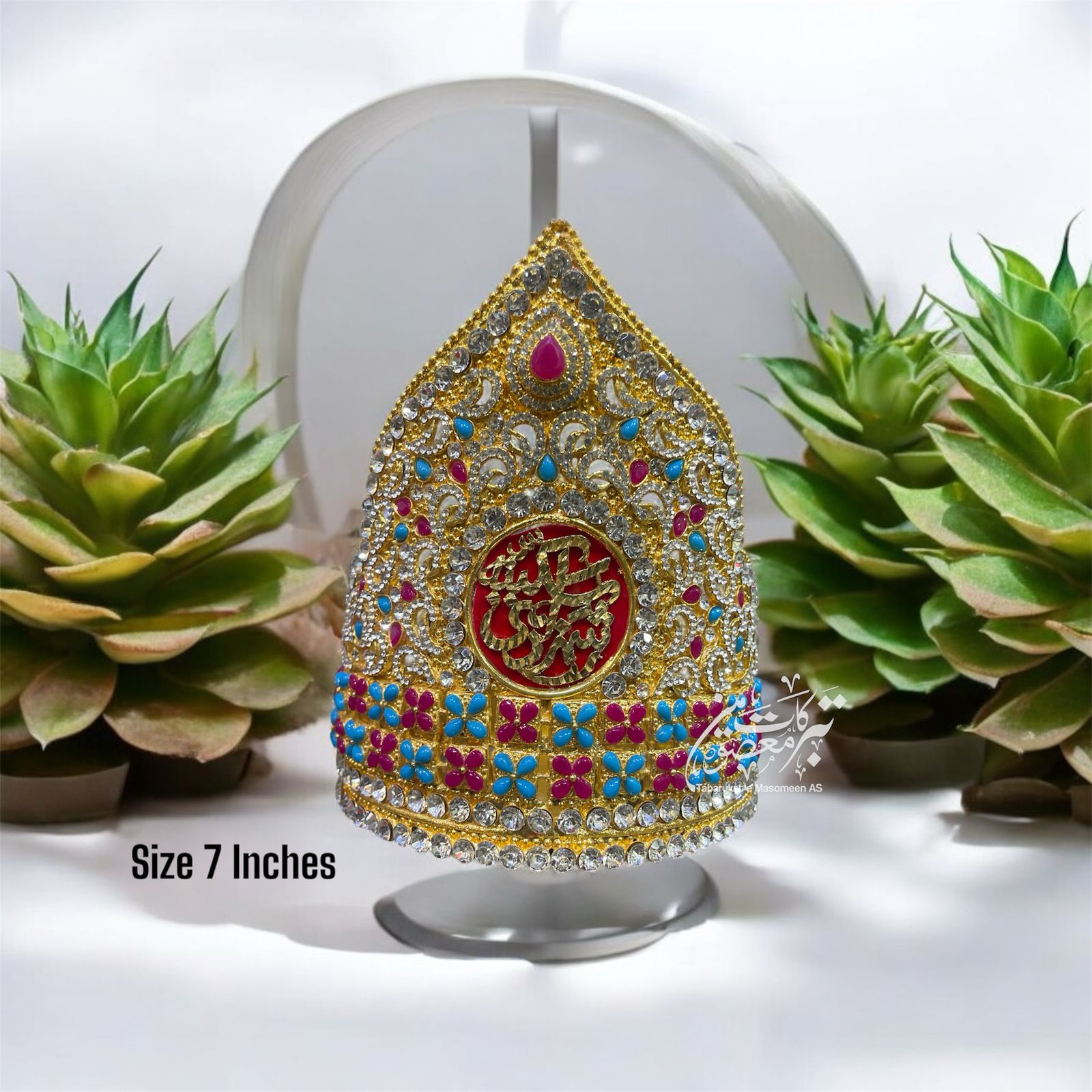 Beautiful Taaj Ya Shahzadi Sakina SA | Material Kashi & Work Stones High Quality