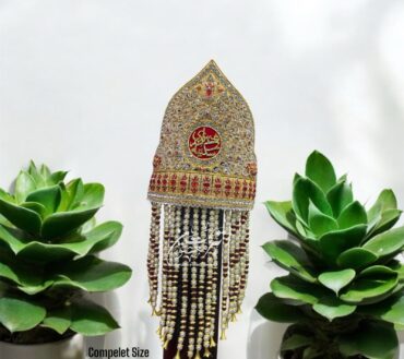 Beautiful Taaj With Sehra Ya Shahzadi Sakina SA | Material Kashi & Work Stones High Quality