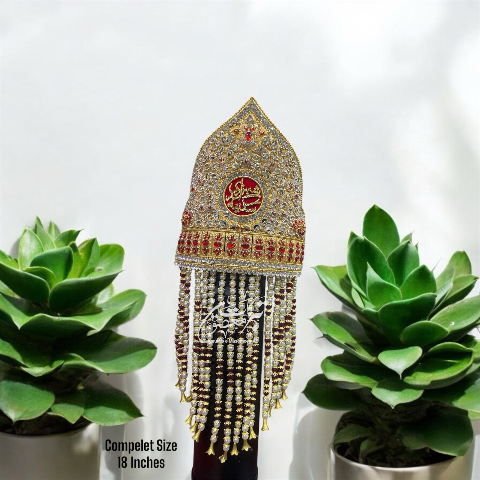 Beautiful Taaj With Sehra Ya Shahzadi Sakina SA | Material Kashi & Work Stones High Quality