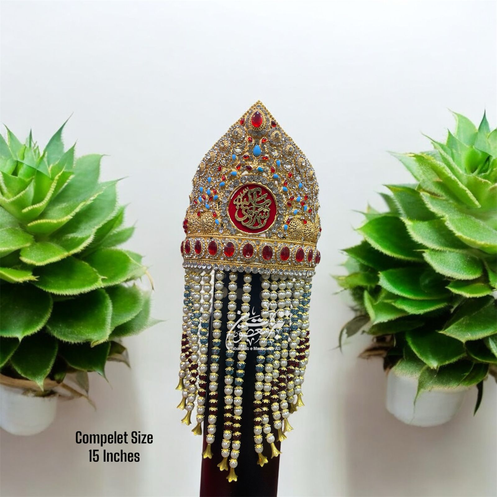 Beautiful Taaj With Sehra Ya Shahzadi Sakina SA | Material Kashi & Work Stones High Quality