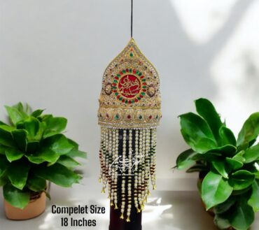 Beautiful Taaj With Sehra Ya Shahzadi Sakina SA | Material Kashi & Work Stones High Quality