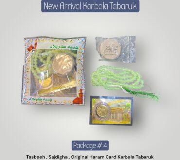Original Karbala Tabarukat | Tasbeh , Sajdigha Original Imam Ali Raza Haram Coin (12 Pack Price)
