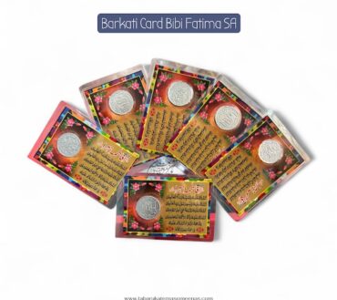 Barkati Ziyarat Card Coin Hazrat Fatima SA