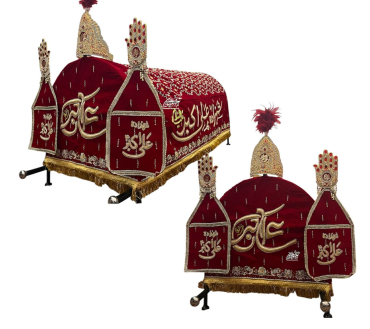 Taboot Hazrat Ali Akbar (AS) Taaj with 2 Panjay
