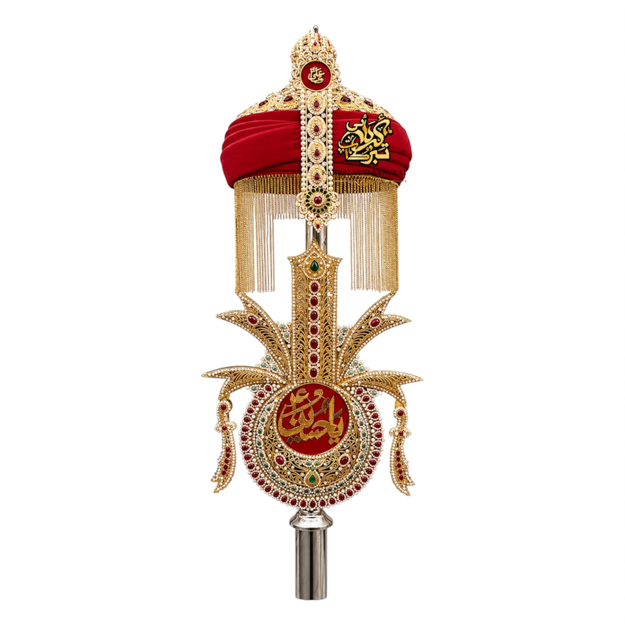 Beautiful Panja Imam Hussain as Material Manjus Size 2ft
